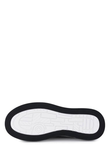  Tamer Tanca Erkek Hakiki Deri Siyah Sneakers & Spor Ayakkabı