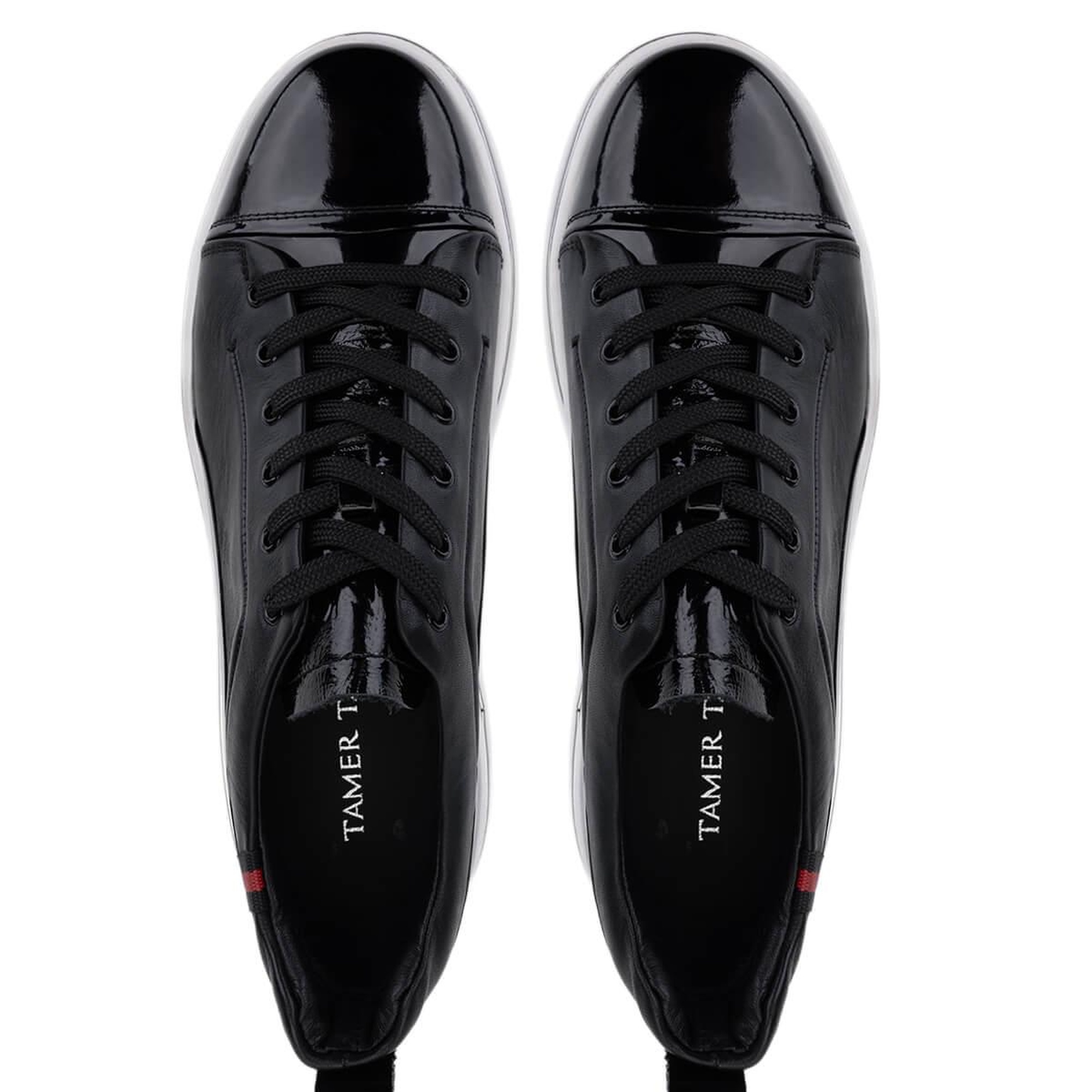 Tamer Tanca Erkek Hakiki Deri Siyah Sneakers & Spor Ayakkabı