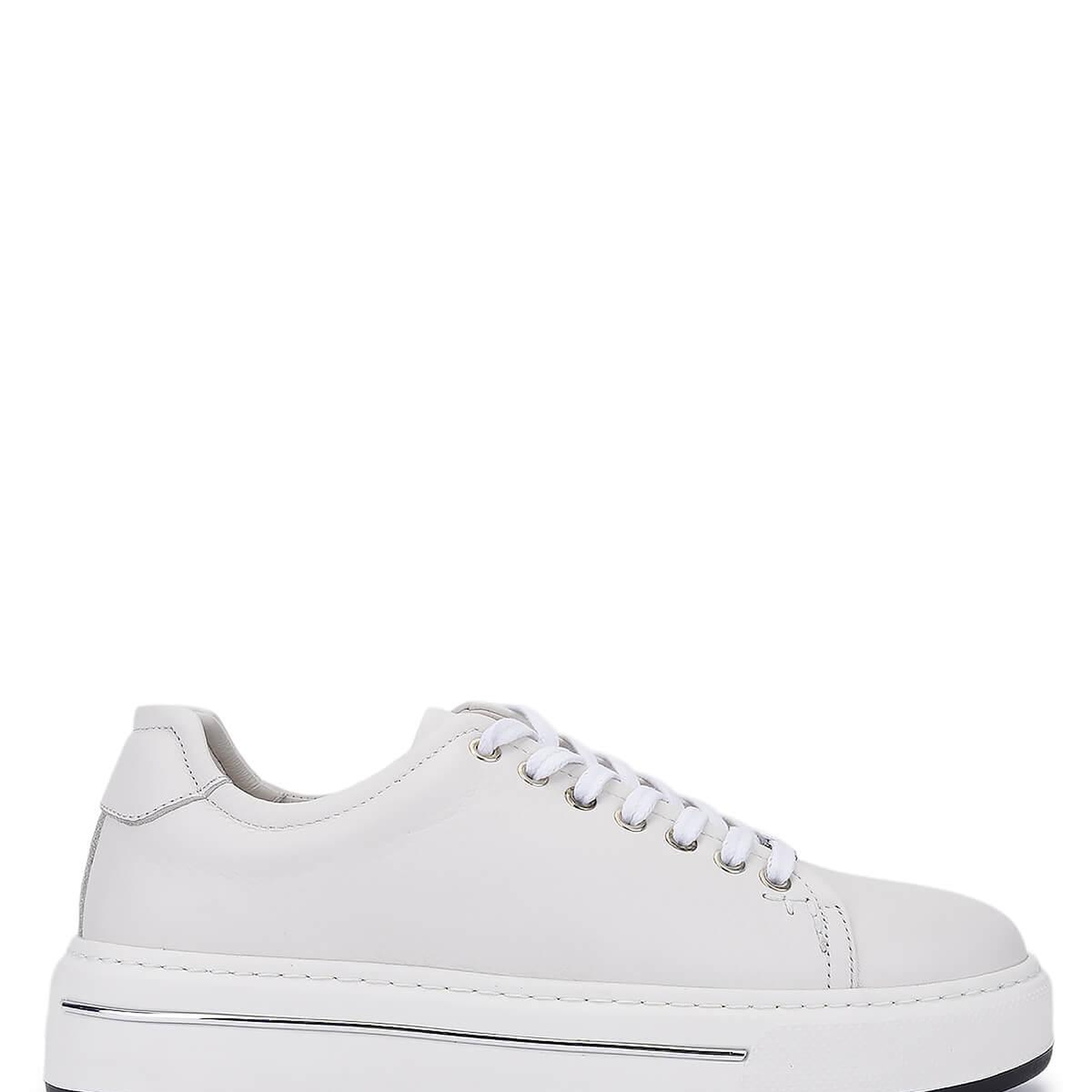 Tamer Tanca Erkek Hakiki Deri Kirli Beyaz Sneakers & Spor Ayakkabı