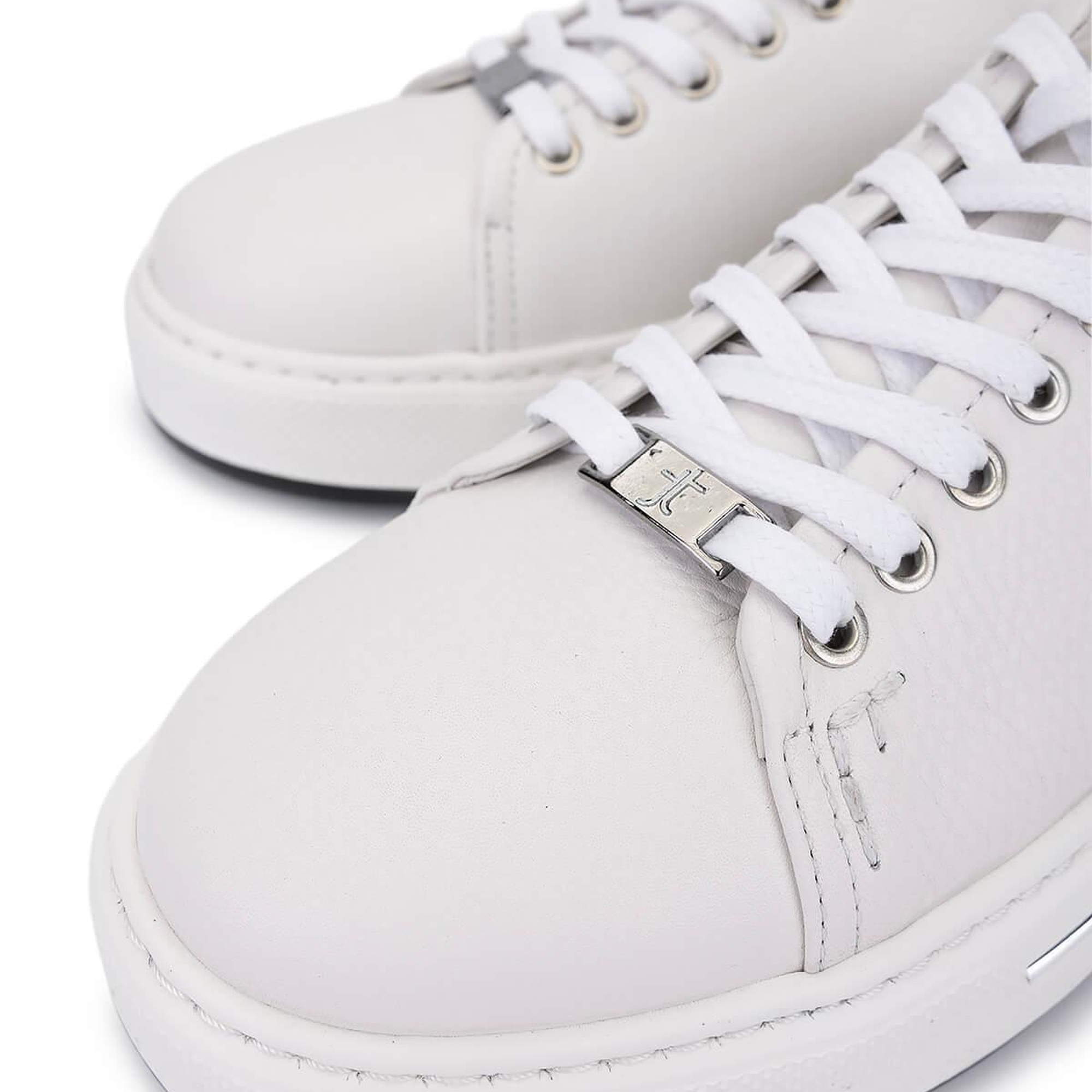 Tamer Tanca Erkek Hakiki Deri Kirli Beyaz Sneakers & Spor Ayakkabı