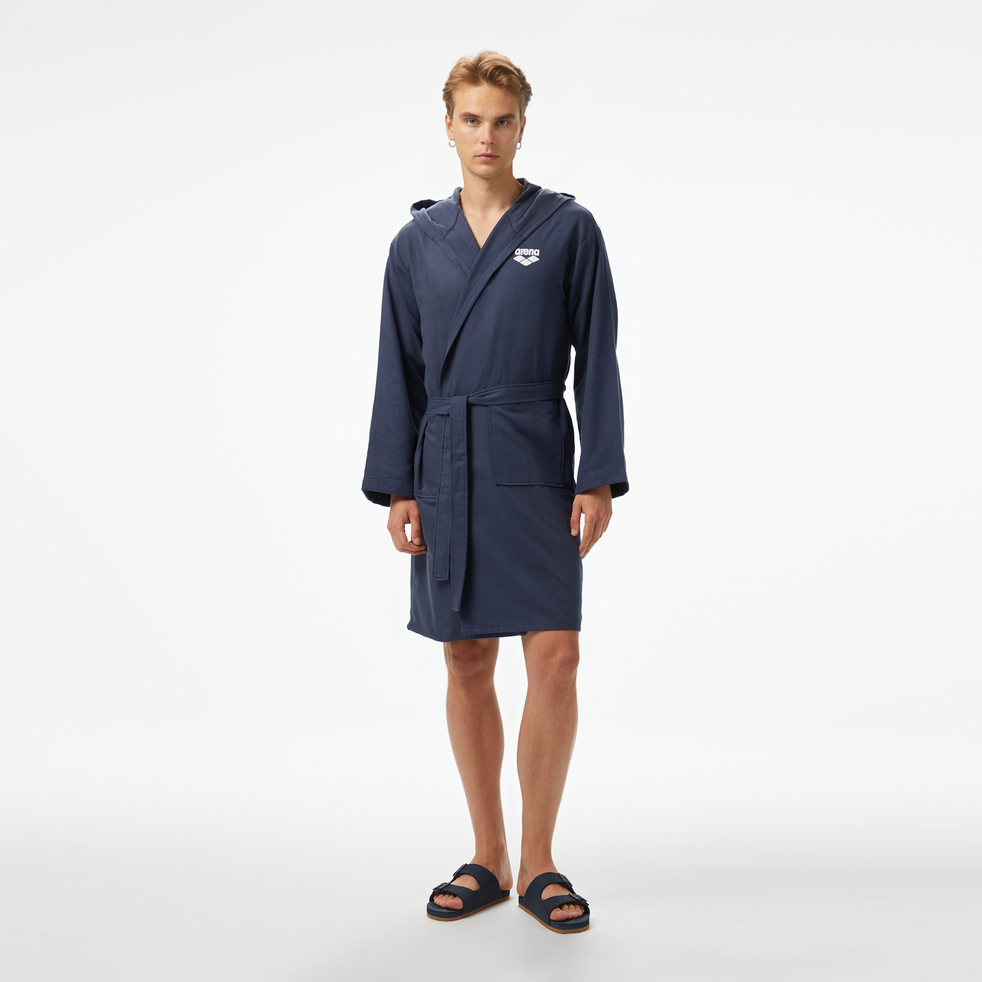 Arena Compact Microfiber Robe Çocuk Lacivert Havlu