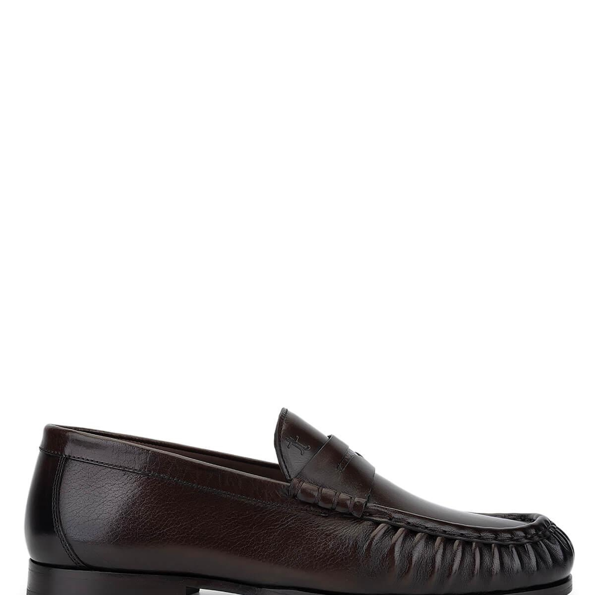 Tamer Tanca Erkek Hakiki Deri Kahverengi Makosen Ayakkabı