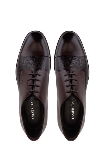  Tamer Tanca Erkek Hakiki Deri Taba Klasik Ayakkabı