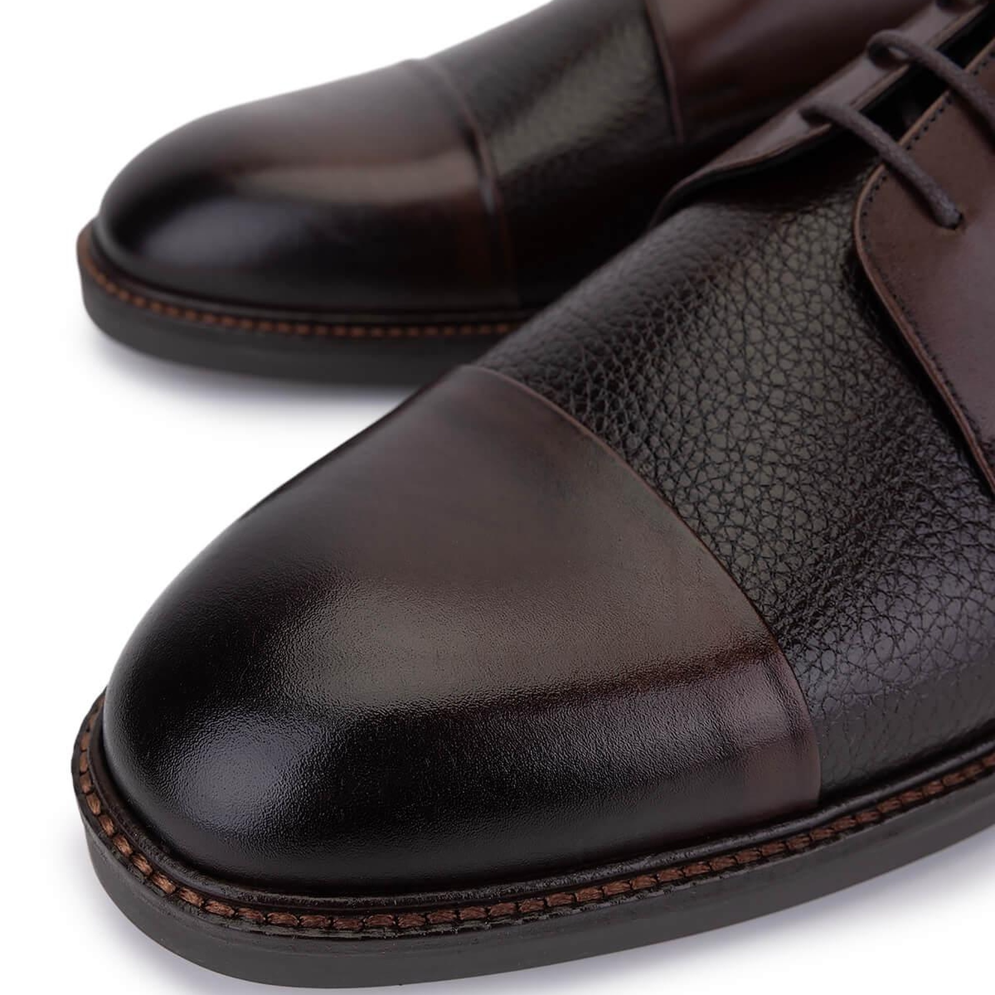 Tamer Tanca Erkek Hakiki Deri Taba Klasik Ayakkabı