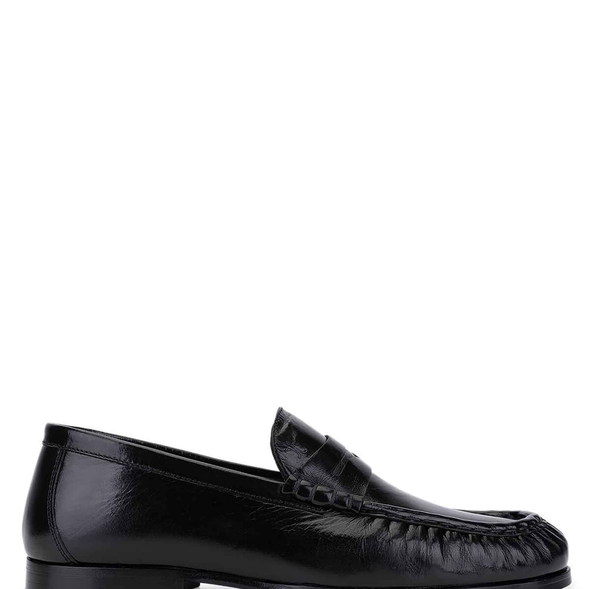 Tamer Tanca Erkek Hakiki Deri Siyah Makosen Ayakkabı