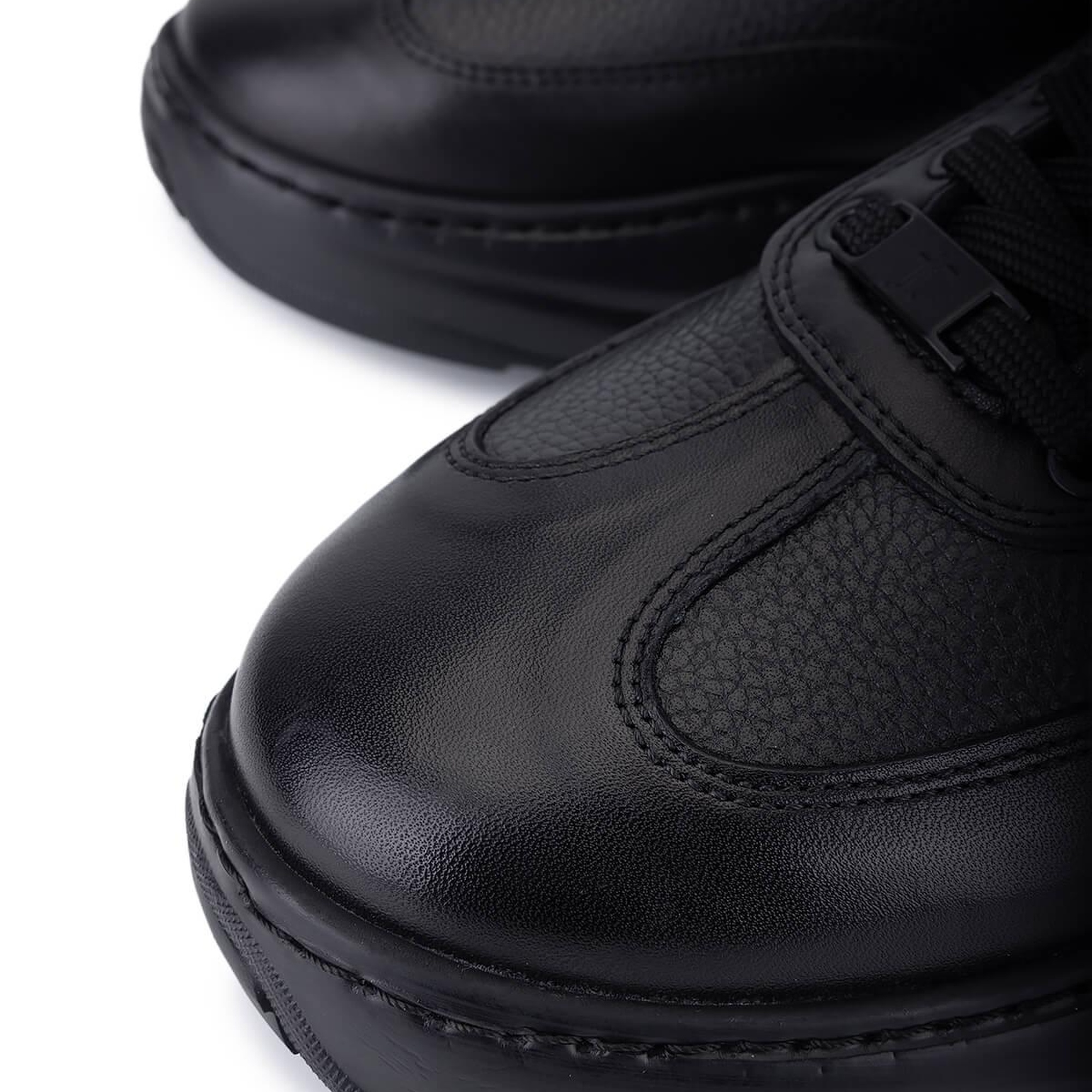 Tamer Tanca Erkek Hakiki Deri Siyah Sneakers & Spor Ayakkabı