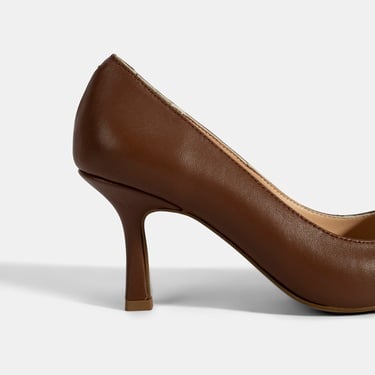  Kadın Taba Deri Stiletto