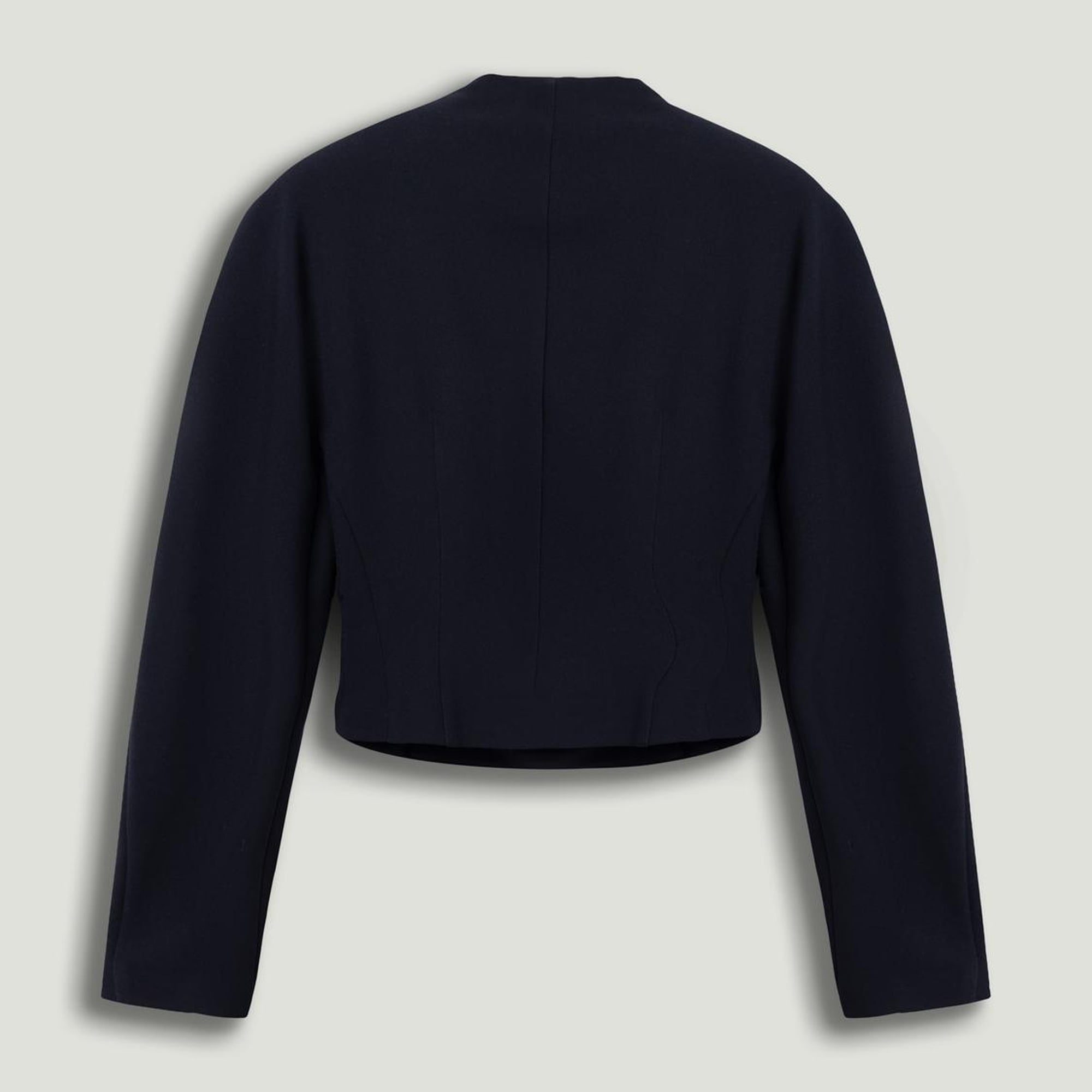 Asimetrik Düğme Kapamalı Ceket