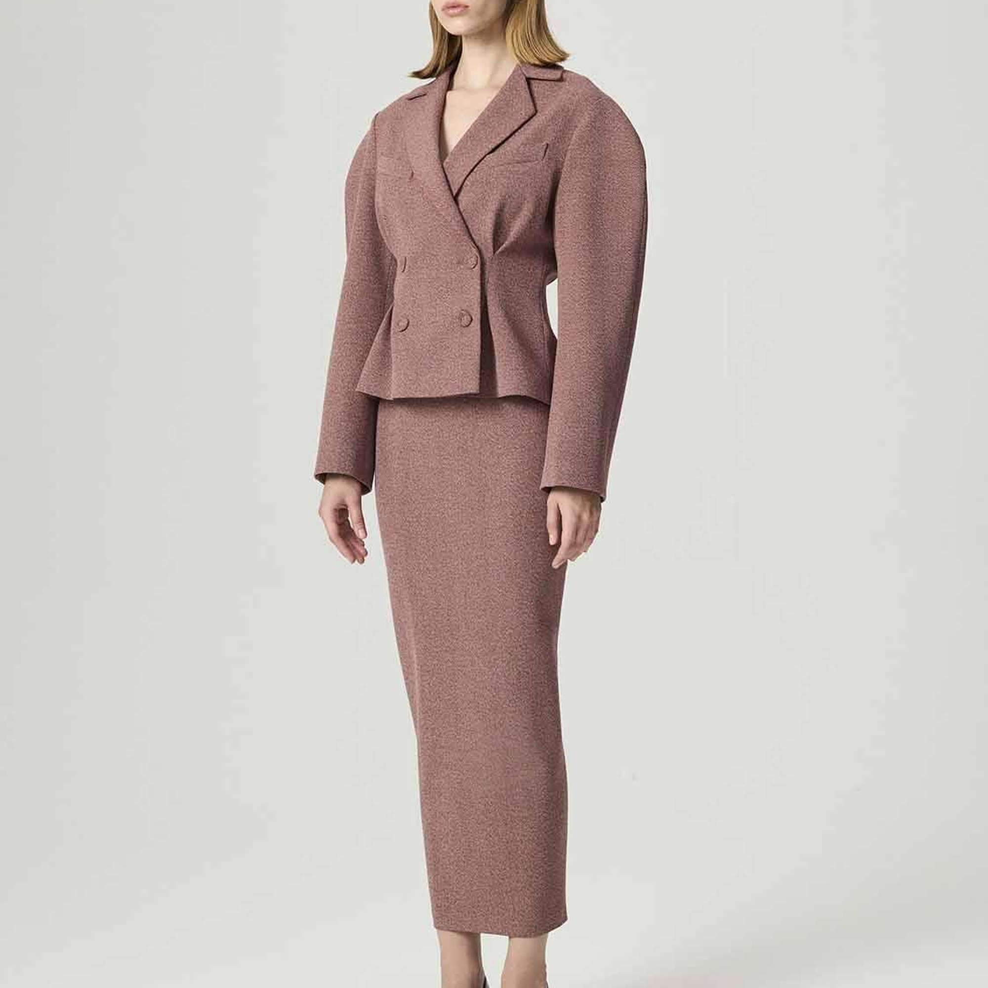 Kruvaze Kapamalı Ceket