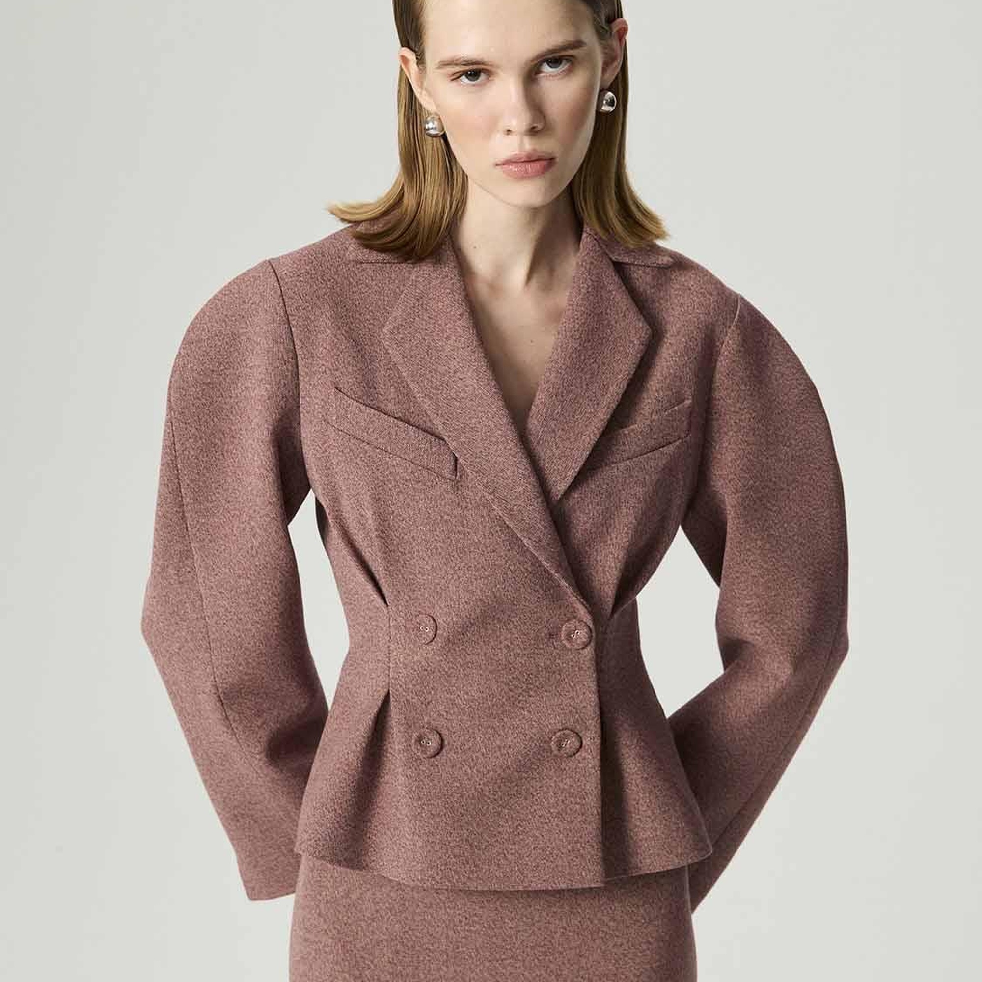 Kruvaze Kapamalı Ceket