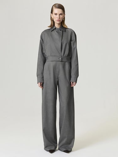  Gizli Pat Detaylı Ceket