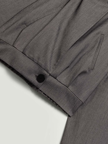  Gizli Pat Detaylı Ceket