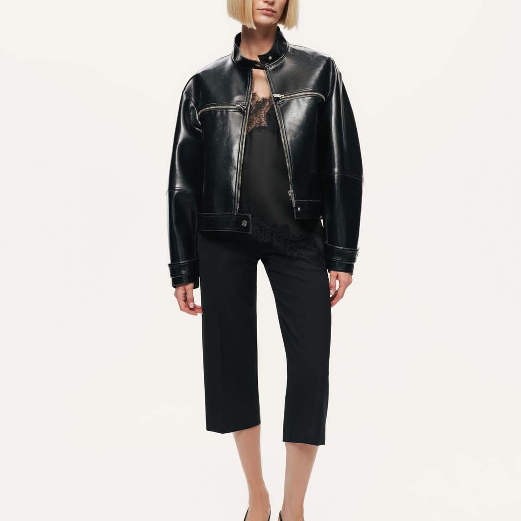 Suni Deri Biker Mont