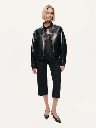  Suni Deri Biker Mont