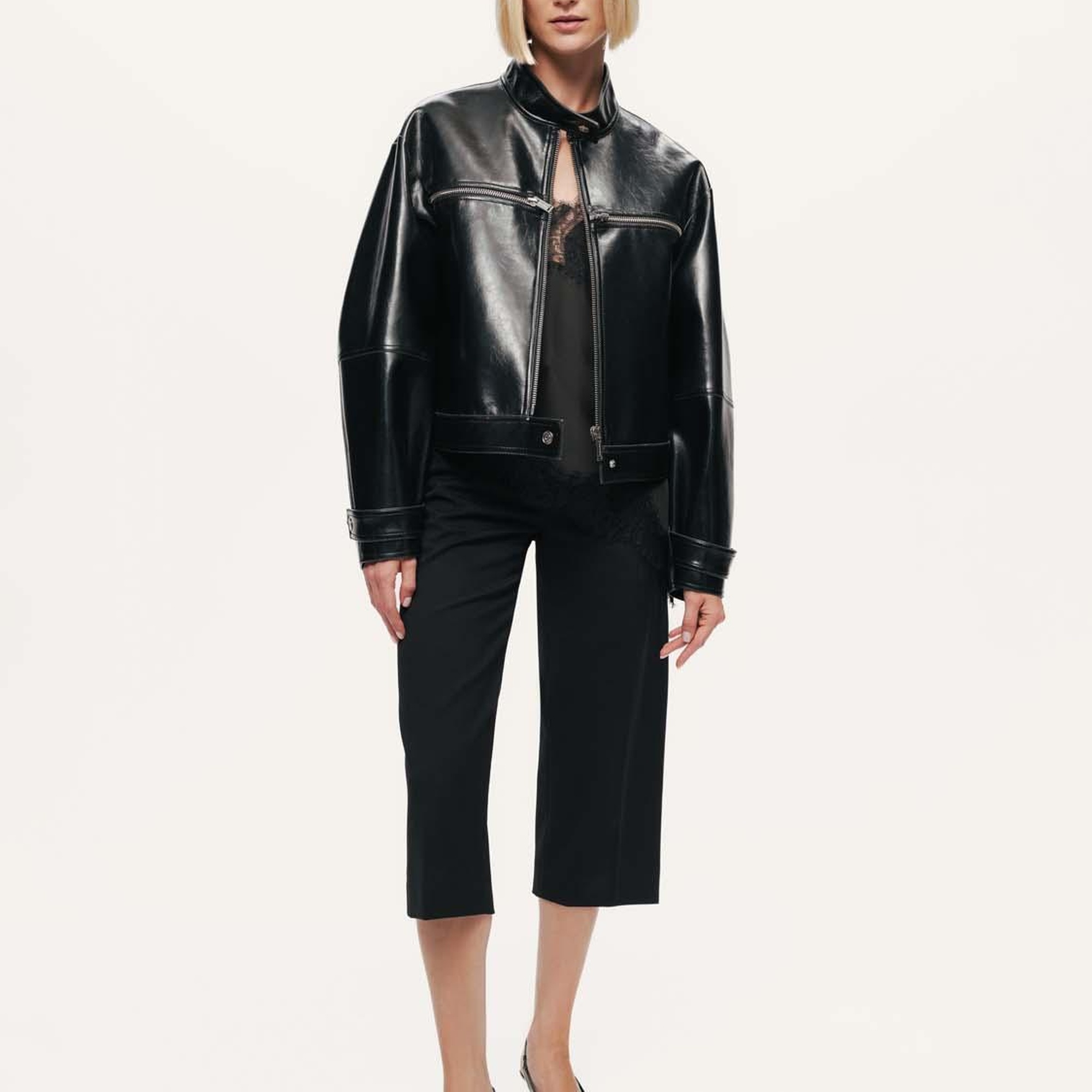 Suni Deri Biker Mont