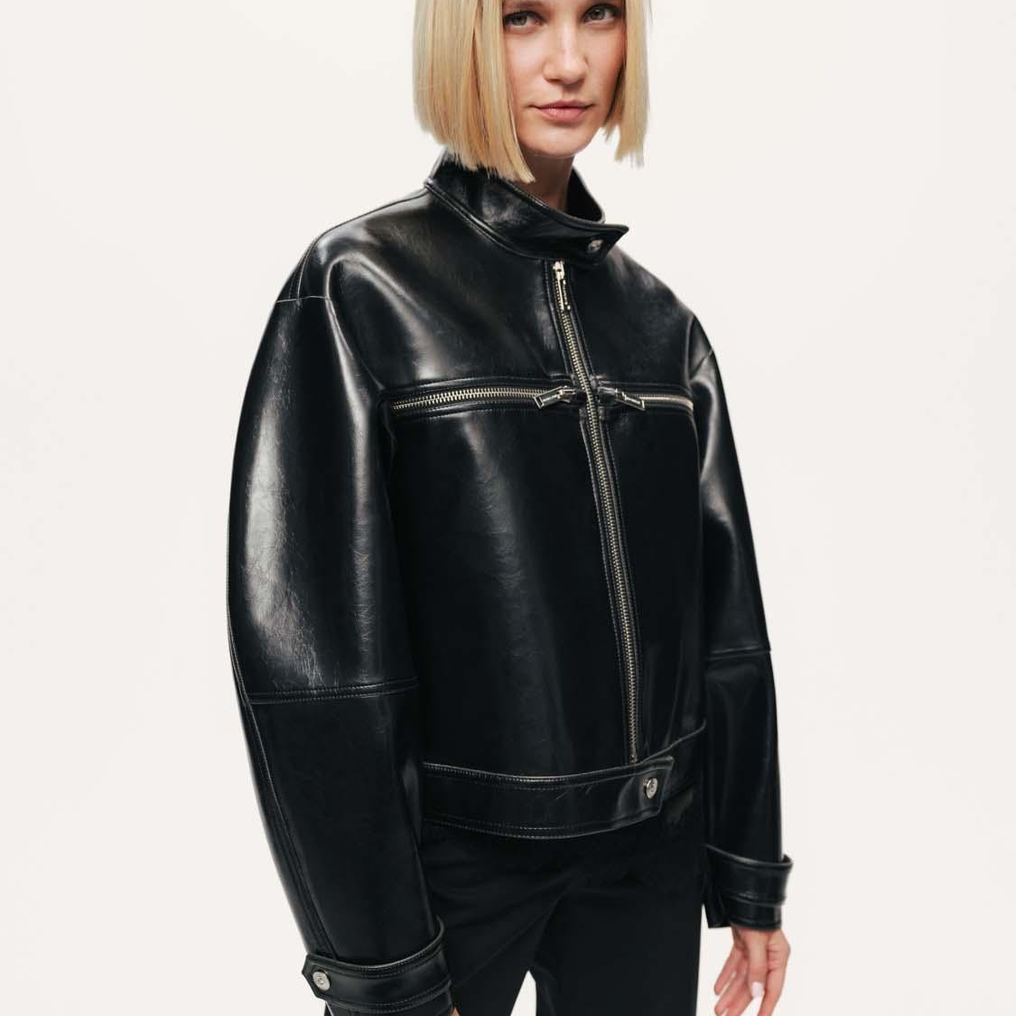 Suni Deri Biker Mont