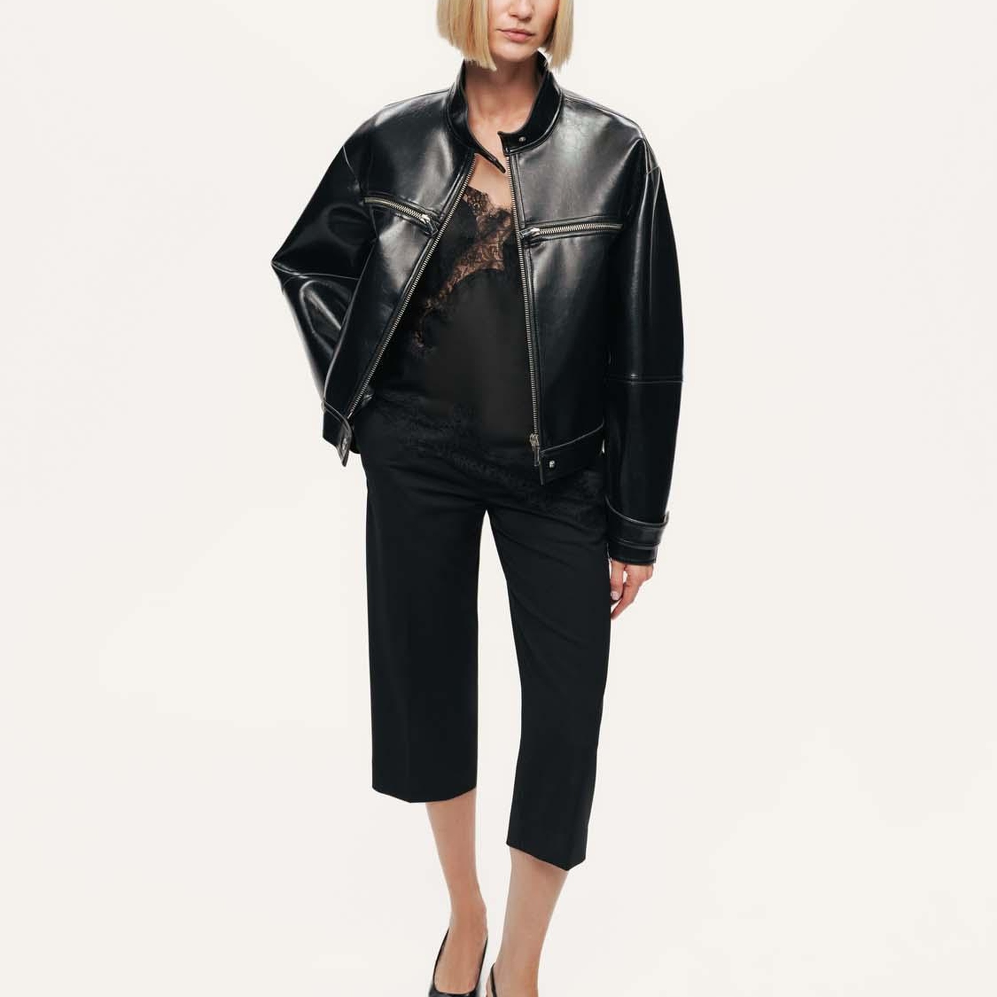 Suni Deri Biker Mont