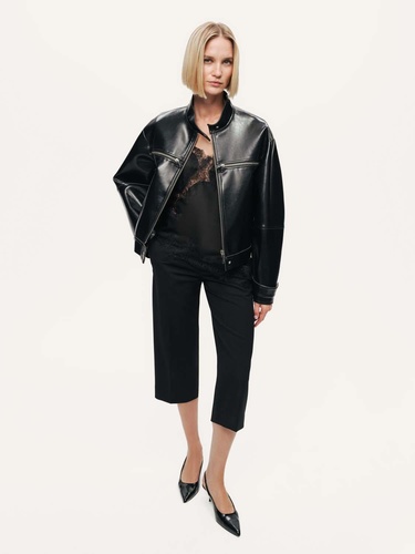  Suni Deri Biker Mont