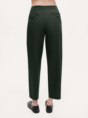  Pileli Yüksek Bel Pantolon