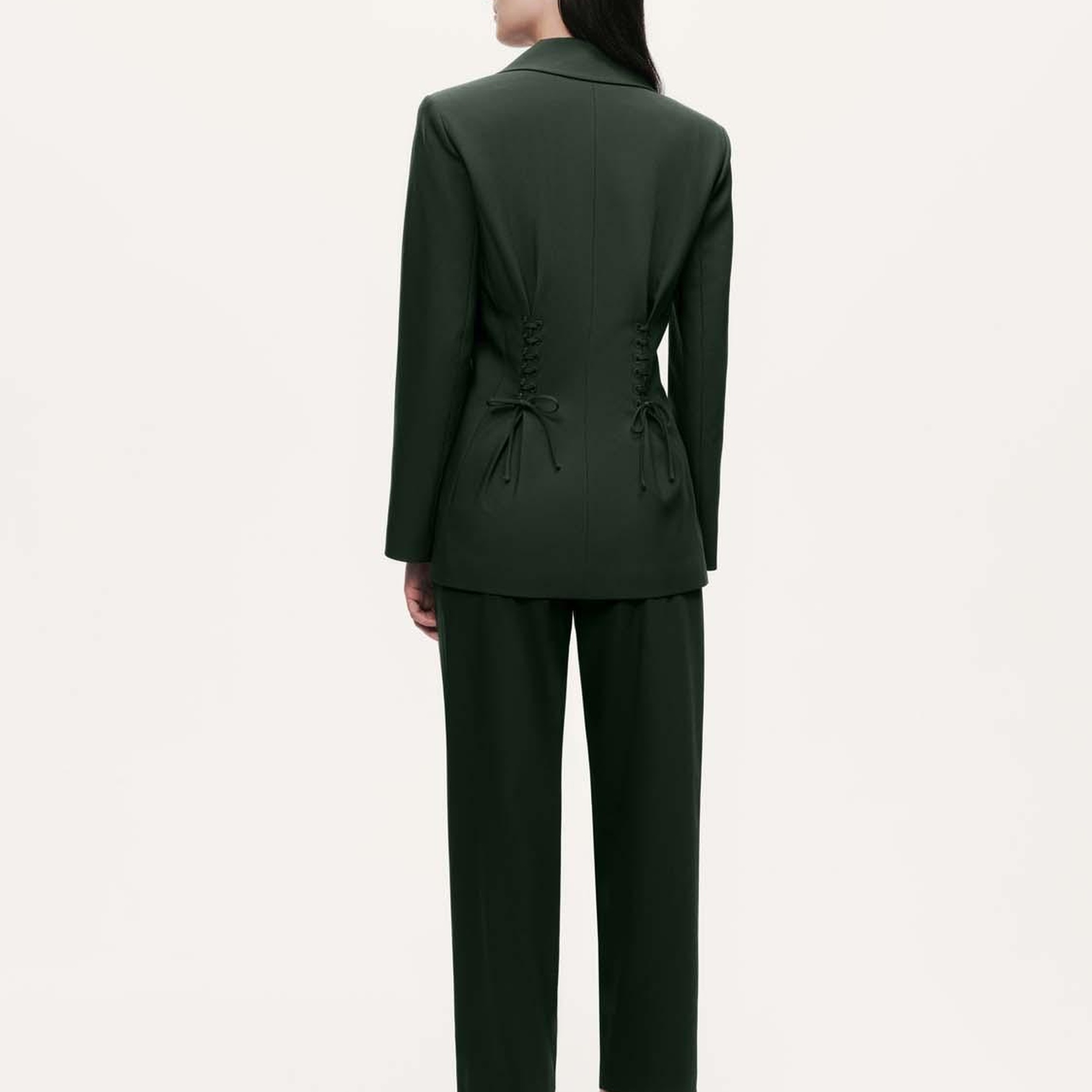 Pileli Yüksek Bel Pantolon