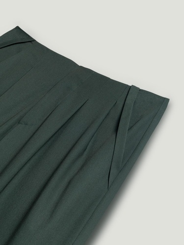  Pileli Yüksek Bel Pantolon