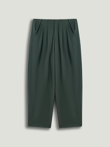  Pileli Yüksek Bel Pantolon