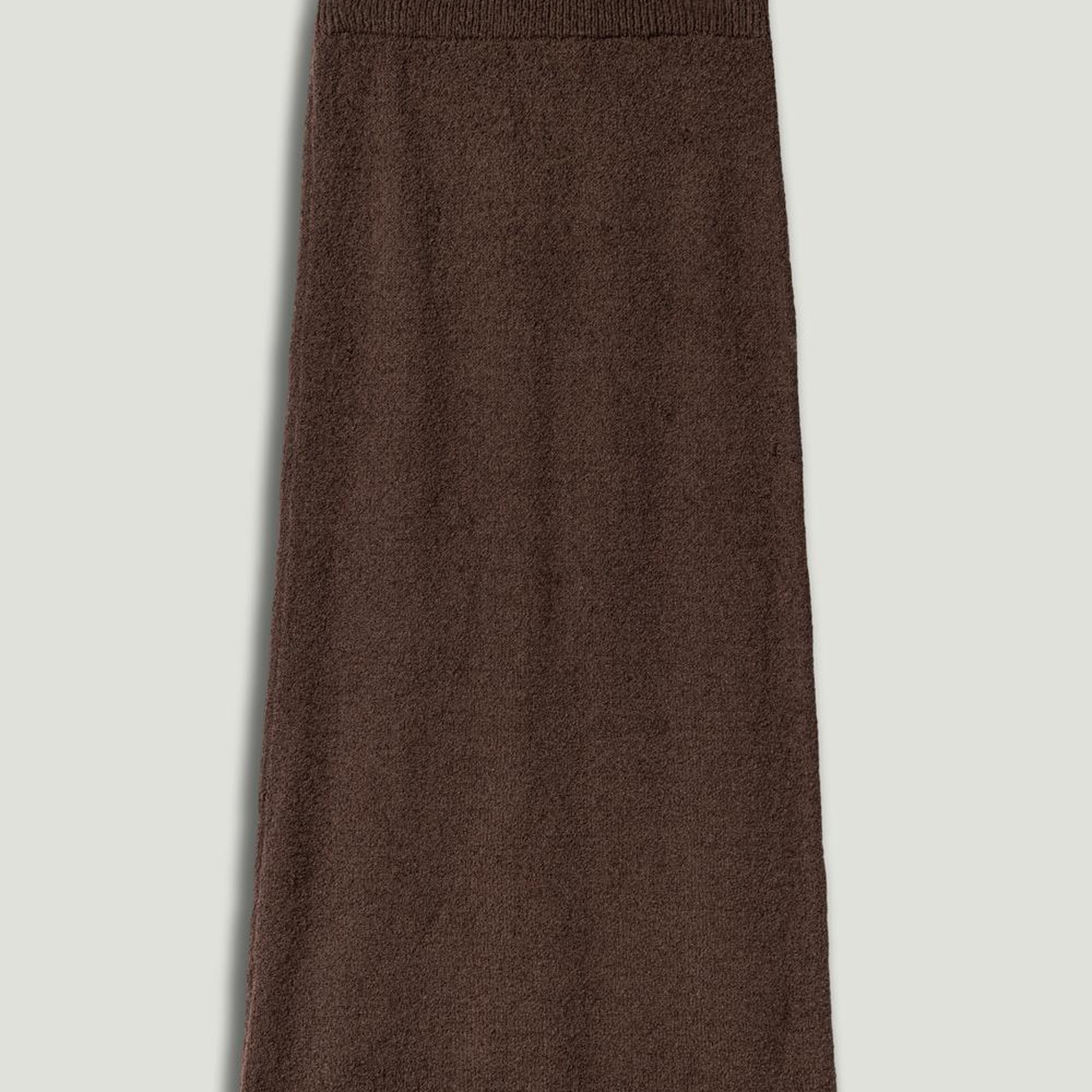 Taş Detaylı Triko Maxi Etek