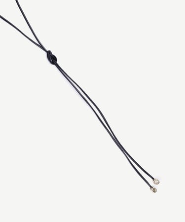  YARGICI Uç Detaylı Deri Kolye