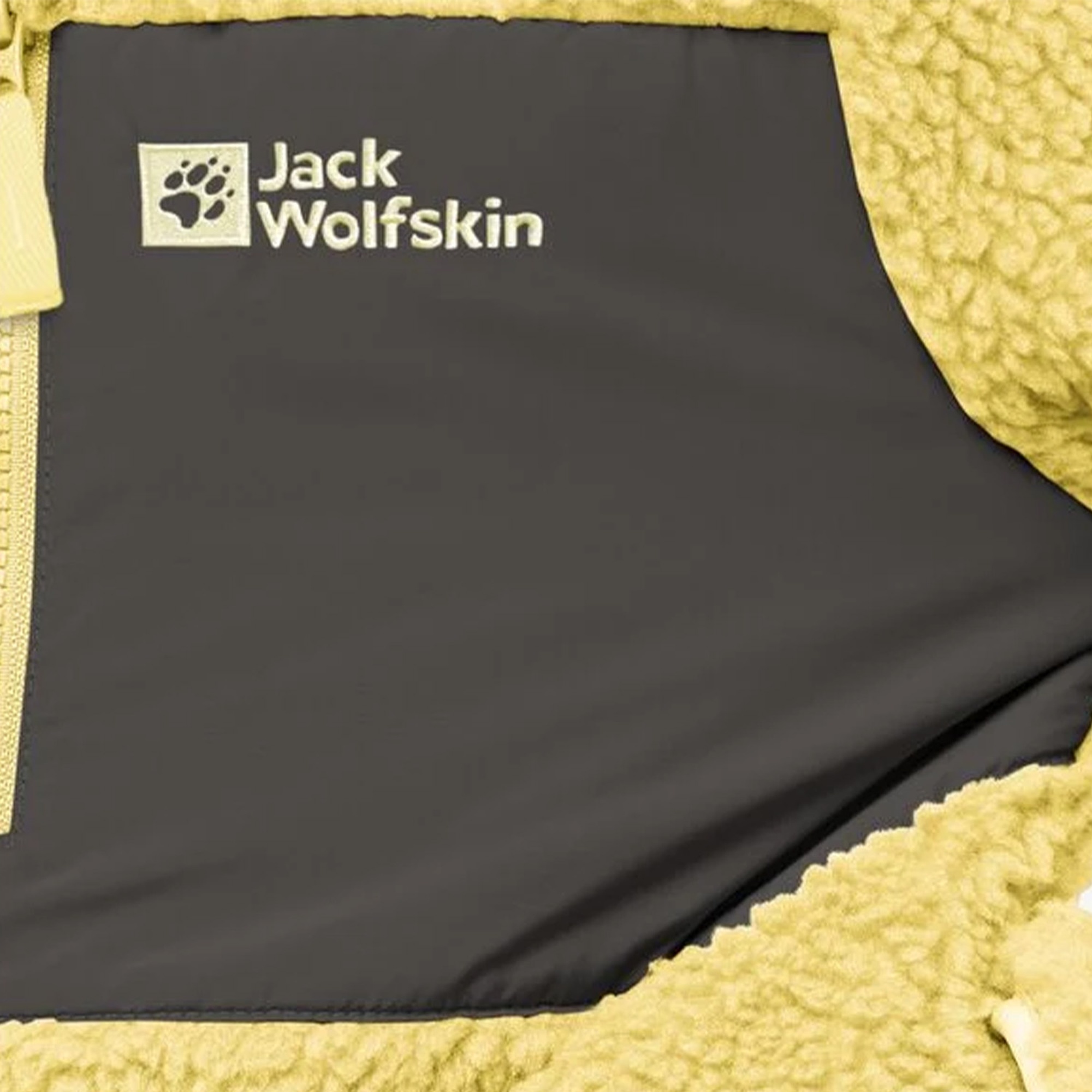 Jack Wolfskin Ice Curl Hood Jacket K Unisex Çocuk Sarı Polar Ceket