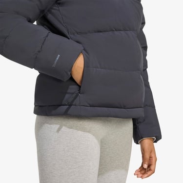  adidas Helionic Climawarm Dolgulu Kapüşonlu Kadın Siyah Outdoor Montu