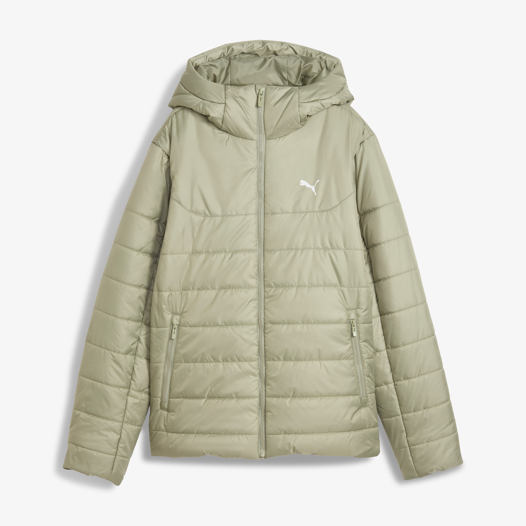 Puma Ess Hooded Padded Kadın Yeşil Mont