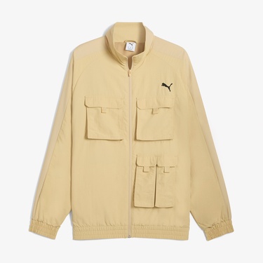  Puma T7 Cargo Track Erkek Krem Ceket