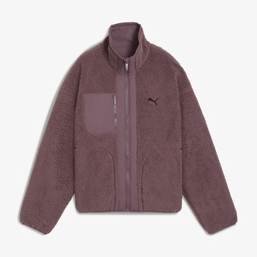  Puma Reversible Sherpa Kadın Mor Ceket