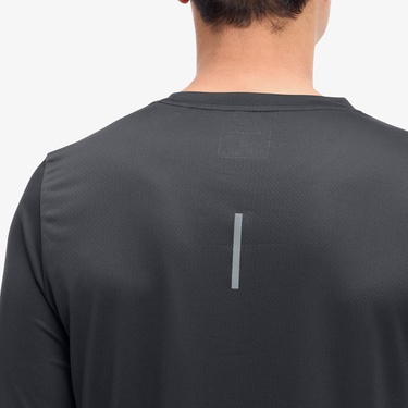  Energetics Alfred II Ls Erkek Siyah Koşu T-Shirt