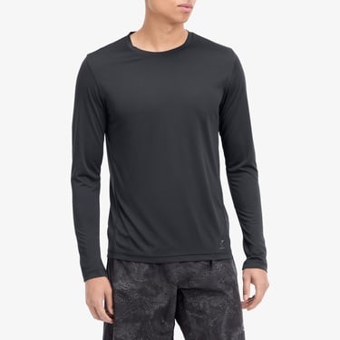  Energetics Alfred II Ls Erkek Siyah Koşu T-Shirt