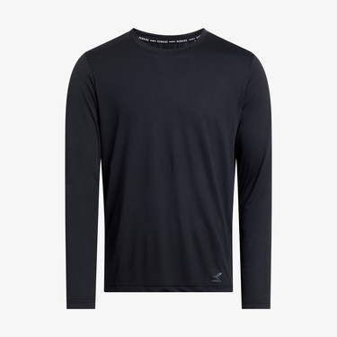  Energetics Alfred II Ls Erkek Siyah Koşu T-Shirt