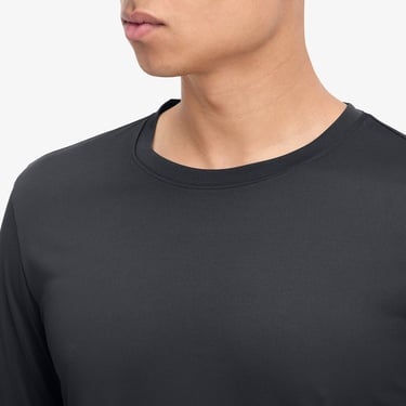  Energetics Alfred II Ls Erkek Siyah Koşu T-Shirt