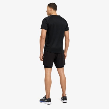  Energetics Martin Ss Erkek Siyah Koşu T-Shirt