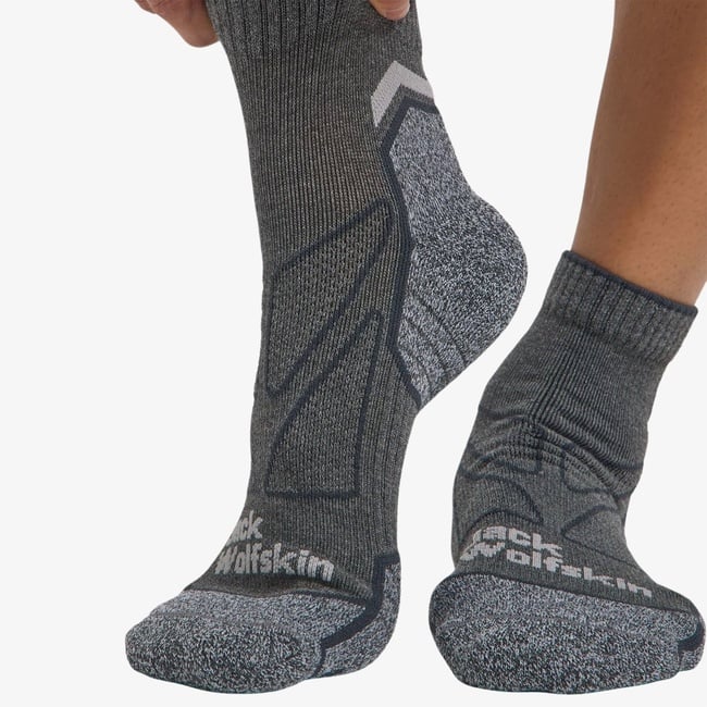  Jack Wolfskin Vojo Light Sock Low C Unisex Gri Outdoor Çorabı