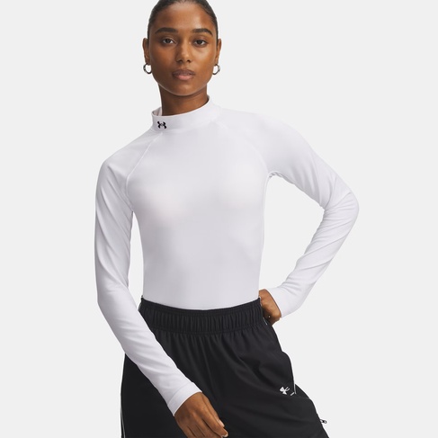  Under Armour Cg Authentics Mockneck Kadın Beyaz Sweatshirt