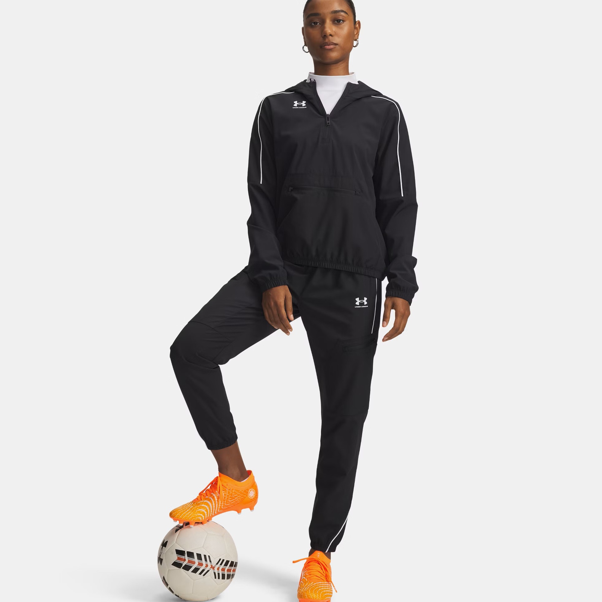 Under Armour Cg Authentics Mockneck Kadın Beyaz Sweatshirt