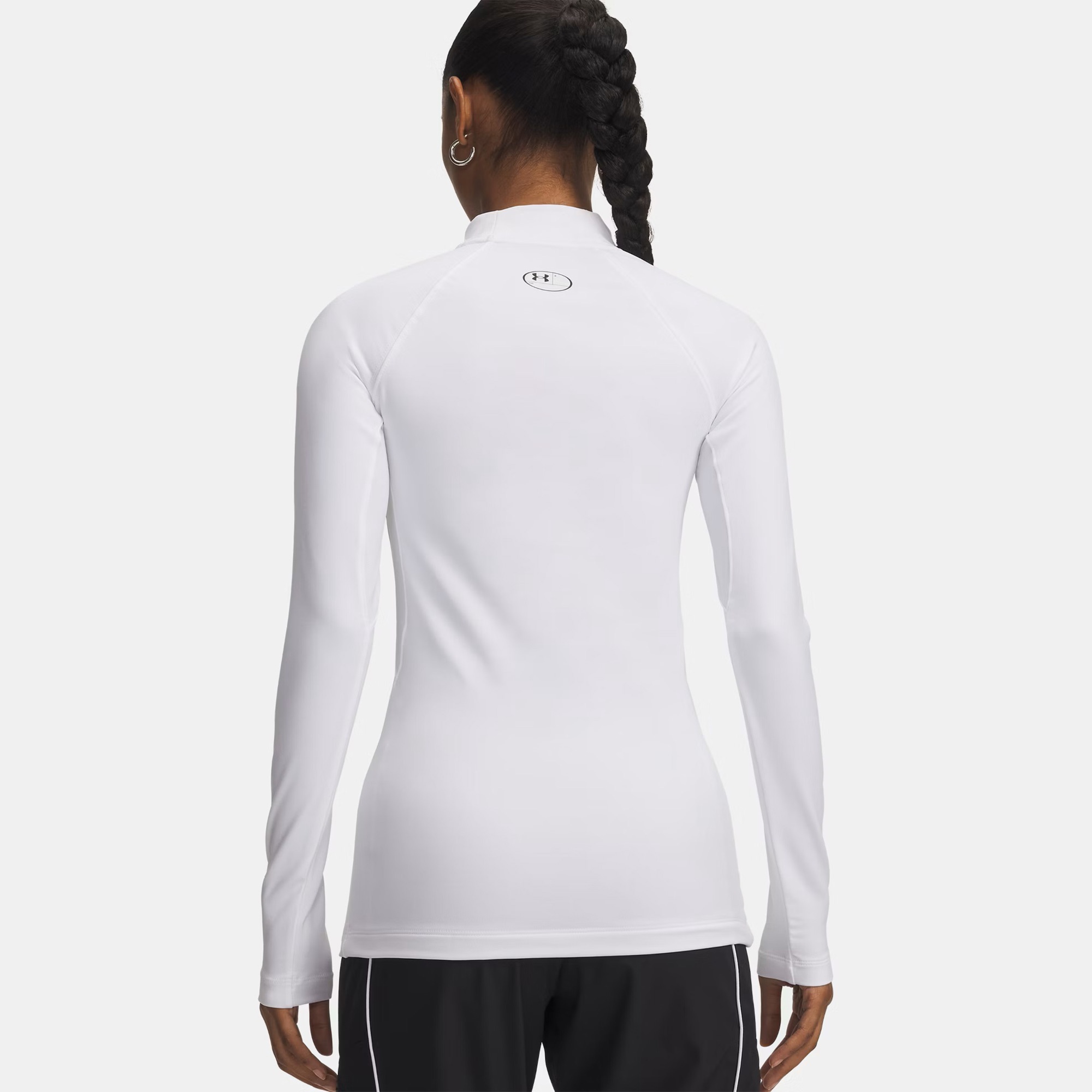 Under Armour Cg Authentics Mockneck Kadın Beyaz Sweatshirt