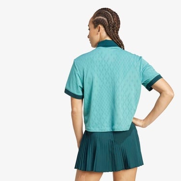  adidas Tennis Pro Climacool Kadın Yeşil Tenis Polo