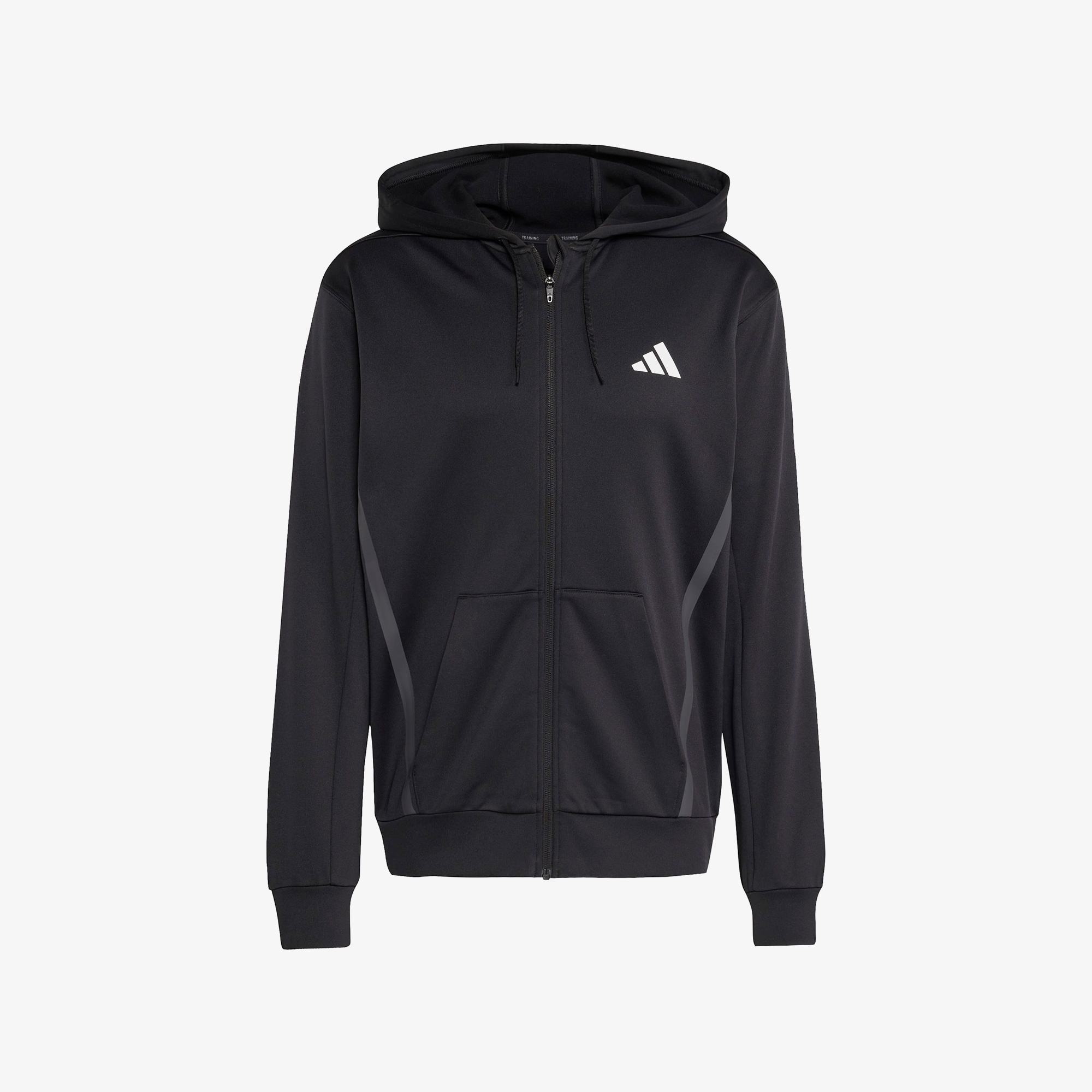 adidas Game & Go Team issue Full Zip Erkek Siyah Antrenman Eşofman Üstü