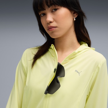  Puma Run Velocity Woven Kadın Sarı Koşu Ceketi