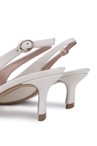  Tamer Tanca Kadın Hakiki Deri Bej Babet Ayakkabı