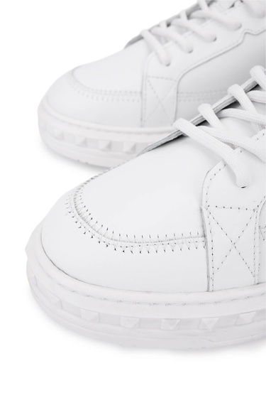  Tamer Tanca Erkek Hakiki Deri Beyaz Sneakers & Spor Ayakkabı