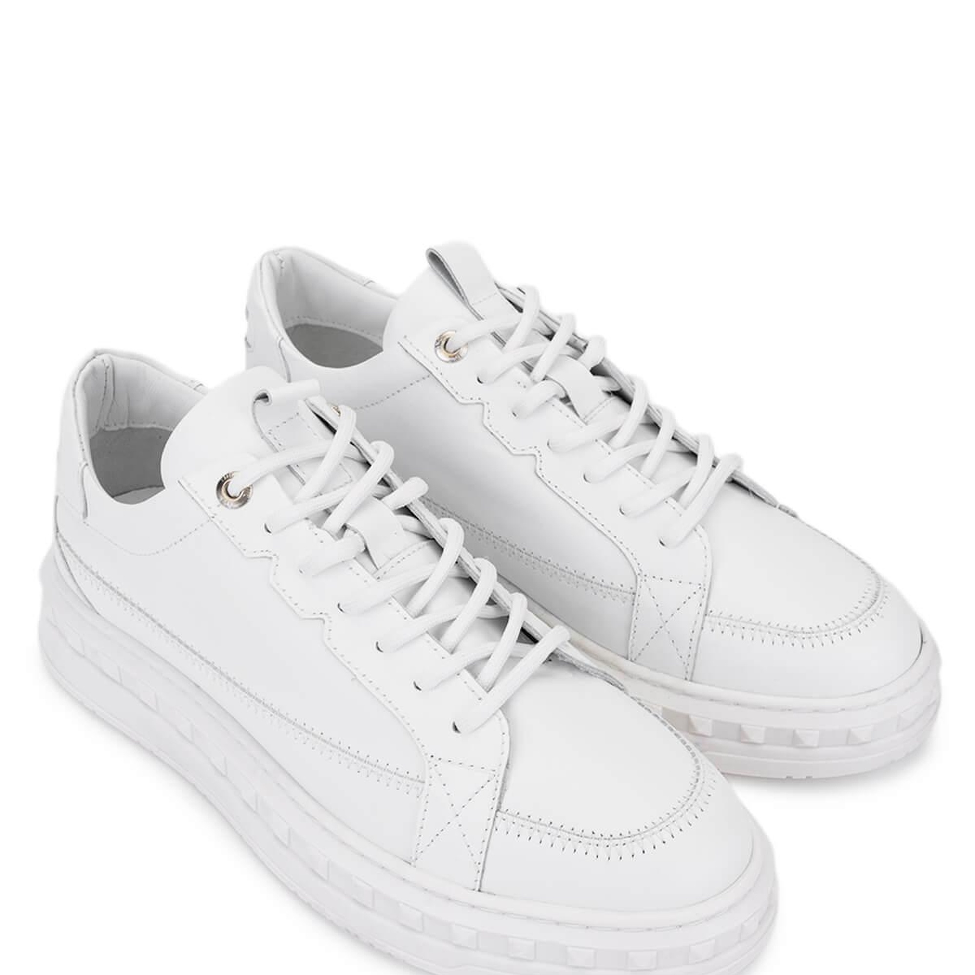 Tamer Tanca Erkek Hakiki Deri Beyaz Sneakers & Spor Ayakkabı