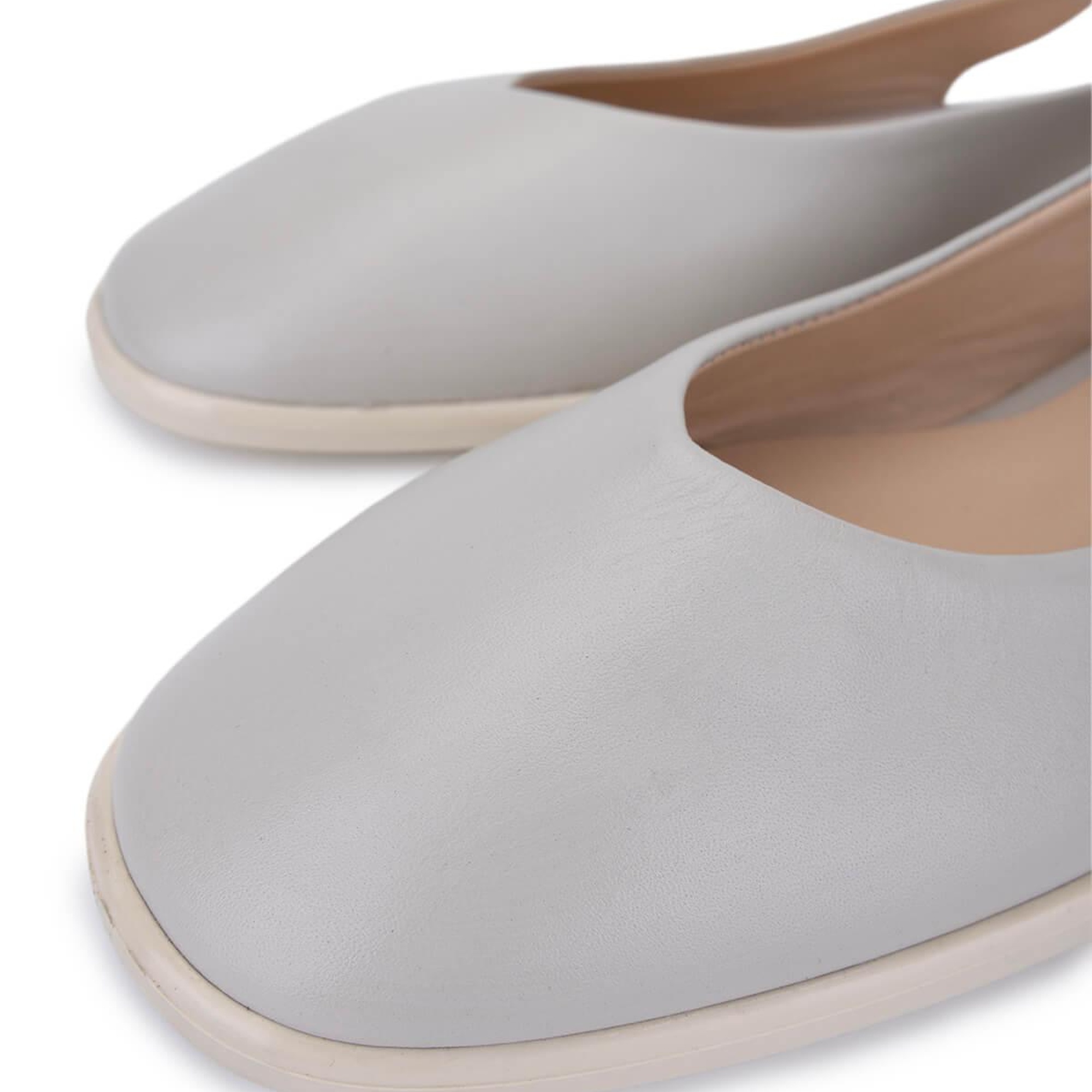 Tamer Tanca Kadın Hakiki Deri Bej Babet Ayakkabı