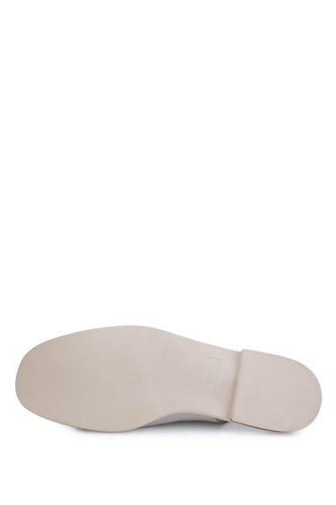  Tamer Tanca Kadın Hakiki Deri Bej Babet Ayakkabı